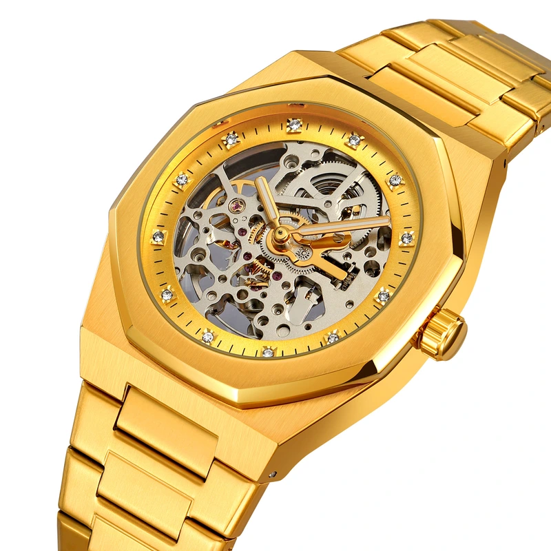 Skmei M034SGD Gold Steel
