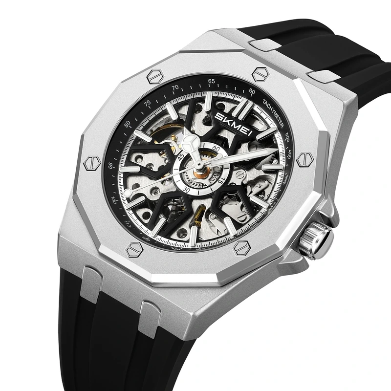 Класичний чоловічий годинник Skmei M036PSI Silver Steel