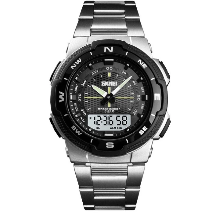 Чоловічий водостійкий спортивний тактичний годинник Skmei Marshal