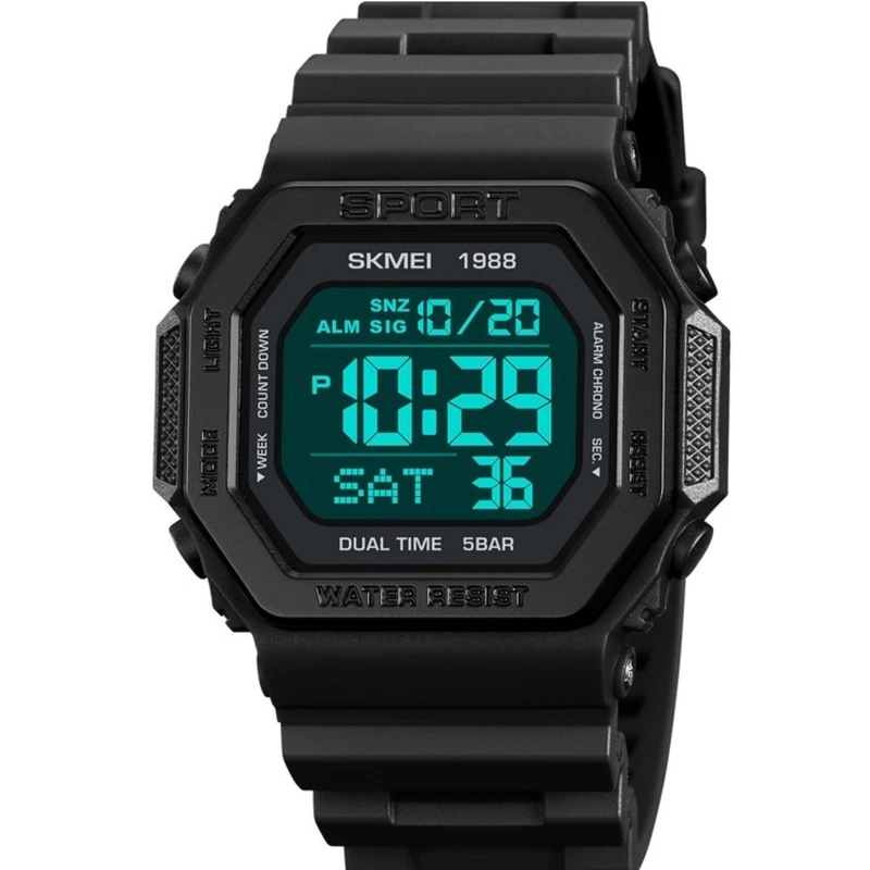 Чоловічий спортивний водостійкий тактичний годинник Skmei Navi