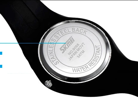 Дитячі годинники Skmei Rubber Black 9068