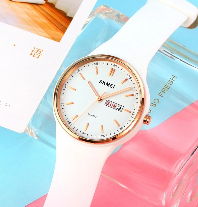 Жіночий годинник Skmei Vivo White