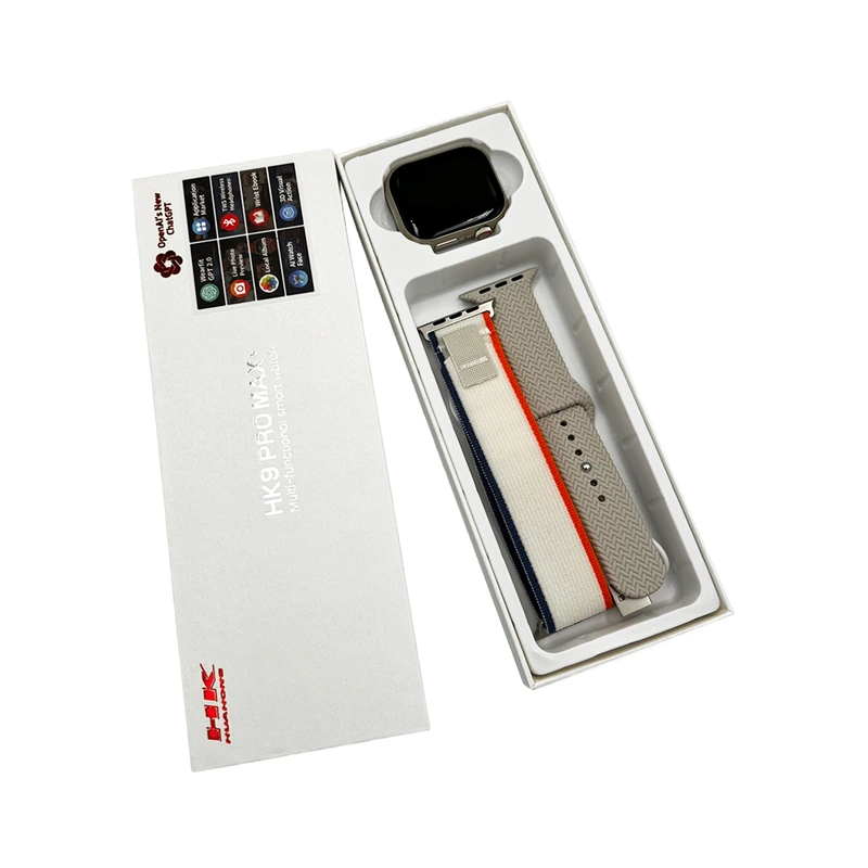 Смарт-годинник HK 9 Pro Max Plus 45mm. 230 mAh. IP67 Amoled Grey