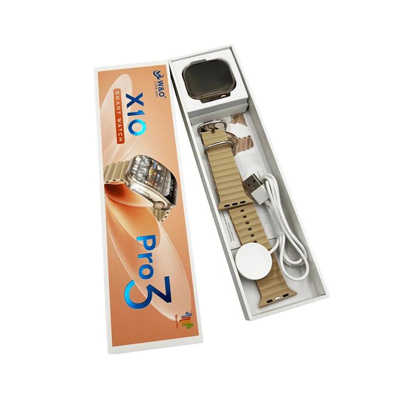 Смарт-годинник W&amp;O X10 Pro 3 46mm. 240 mAh, IP67 Gold