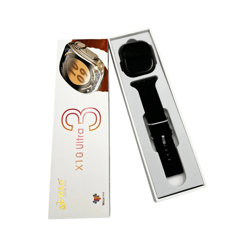 Смарт-годинник W&amp;O X10 Ultra 3 49mm. 300 mAh. IP67 Black