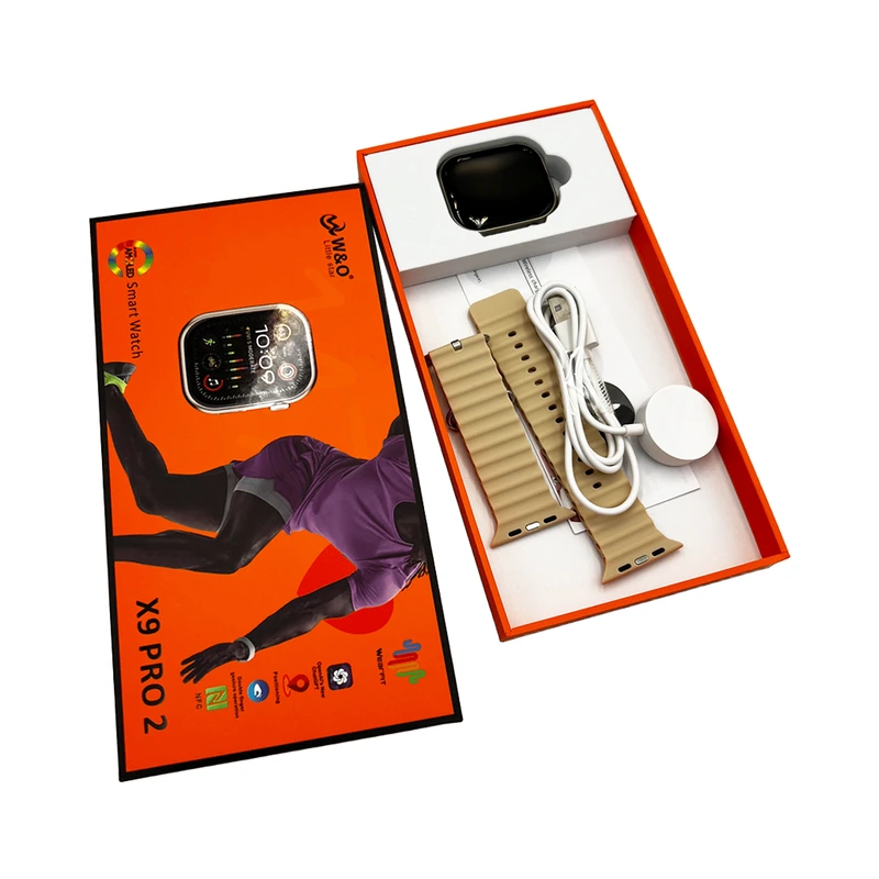 Смарт-годинник W&amp;O X9 Pro2 44mm. 215 mAh. Amoled+IP67 Gold