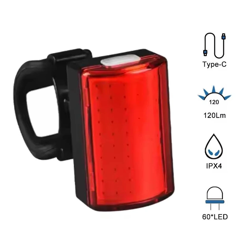 Велоліхтар MY-2105 60LED (red) з акумулятором