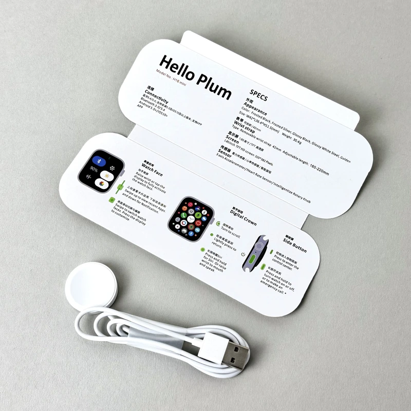 Розумний годинник Smart H16 Mini 42mm Series 11 (Сірий)