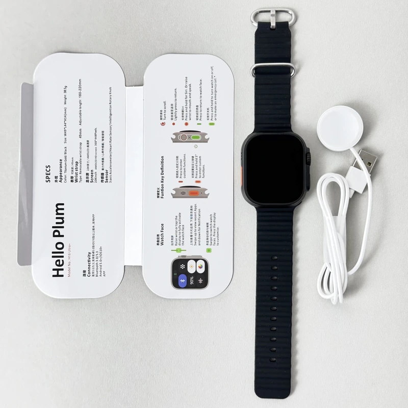 Розумний годинник Smart H16 Ultra 49mm Series 11 (Чорний)