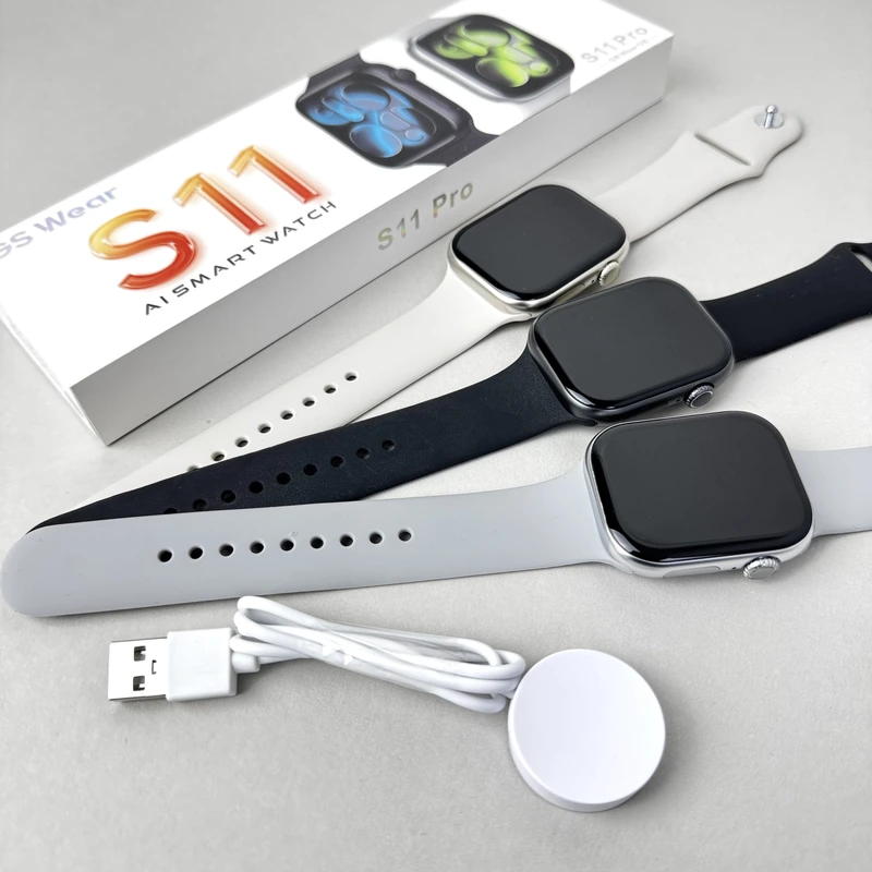 Розумний годинник Smart S11 Pro 46mm Series 11 Beige