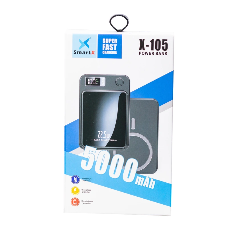 Бездротовий повербанк зі швидкою зарядкою на 5000 mah X105 — фото 5