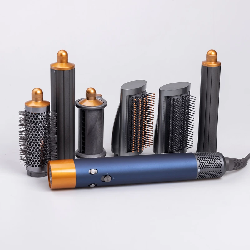 Мультисталер для волосся Airwrap Complete Long 6 насадок, синій X9BL — фото 3