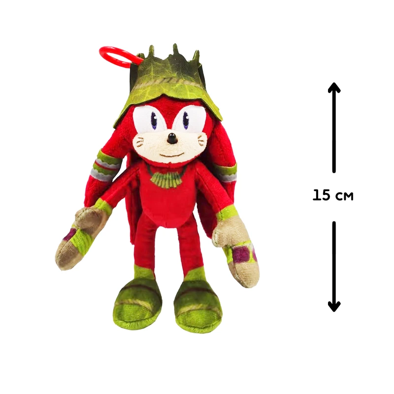 М'яка іграшка на кліпсі SONIC PRIME – НАКЛЗ (15 cm)