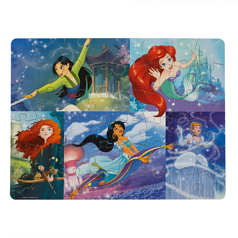 Пазл дерев'яний «Принцеси» (20 x 23 см)