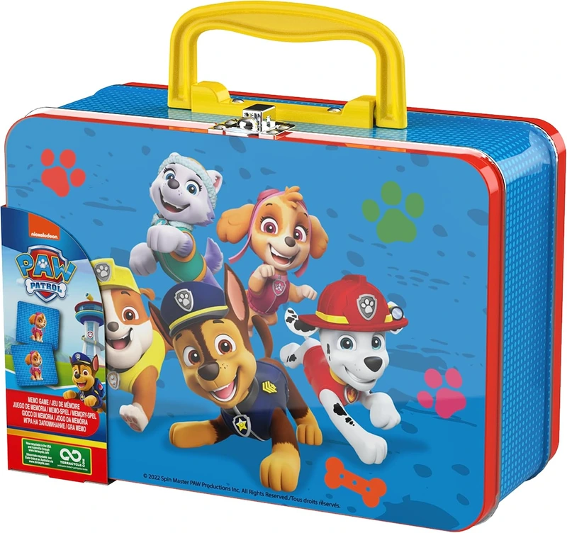 Настільна гра: меморі «Цуценячий патруль» (у жерстяній коробці)