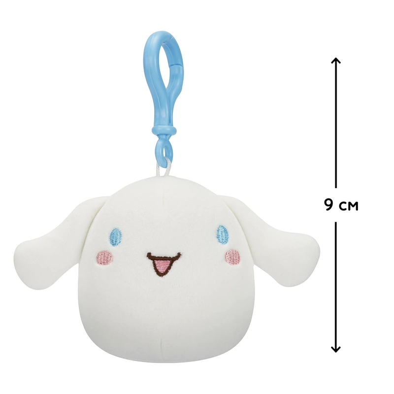 М'яка іграшка на кліпсі SQUISHMALLOWS серії "Хелоу Кітті" - СІННАМОРОЛЛ (9 cm)