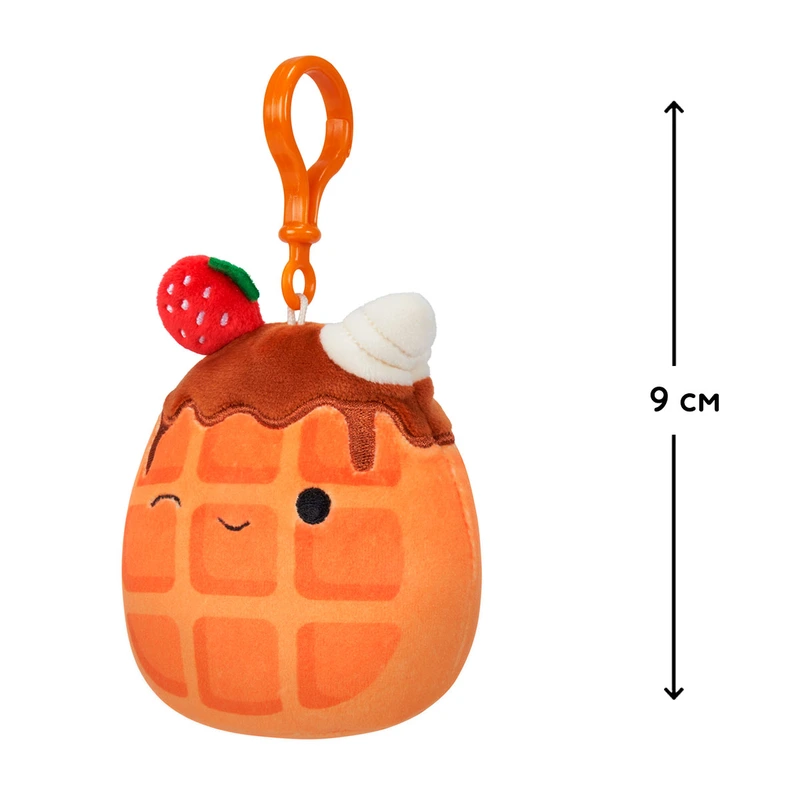 М'яка іграшка на кліпсі SQUISHMALLOWS – ВАФЕЛЬКА ВІВЕР (9 cm)
