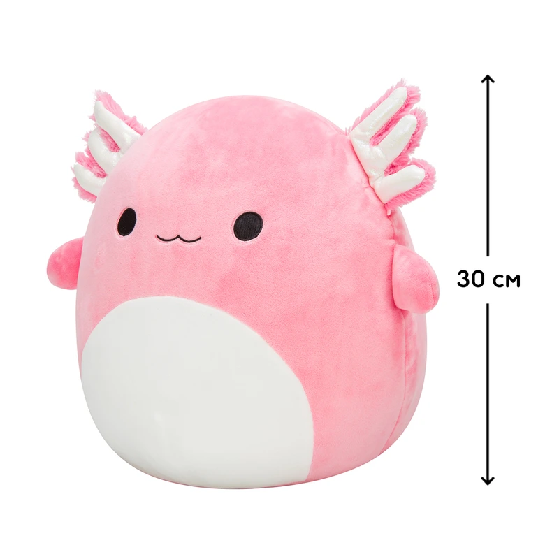 М'яка іграшка SQUISHMALLOWS – АКСОЛОТЛЬ АРЧІ (30 cm)