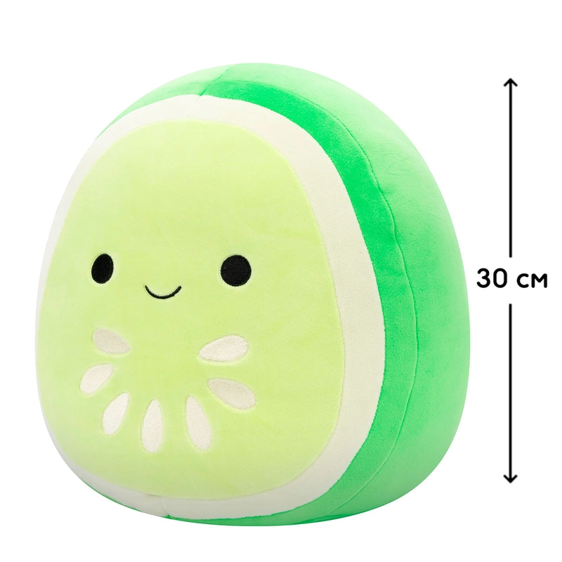 М'яка іграшка SQUISHMALLOWS – ОГІРОК КАРМАЙКЛ (30 cm)