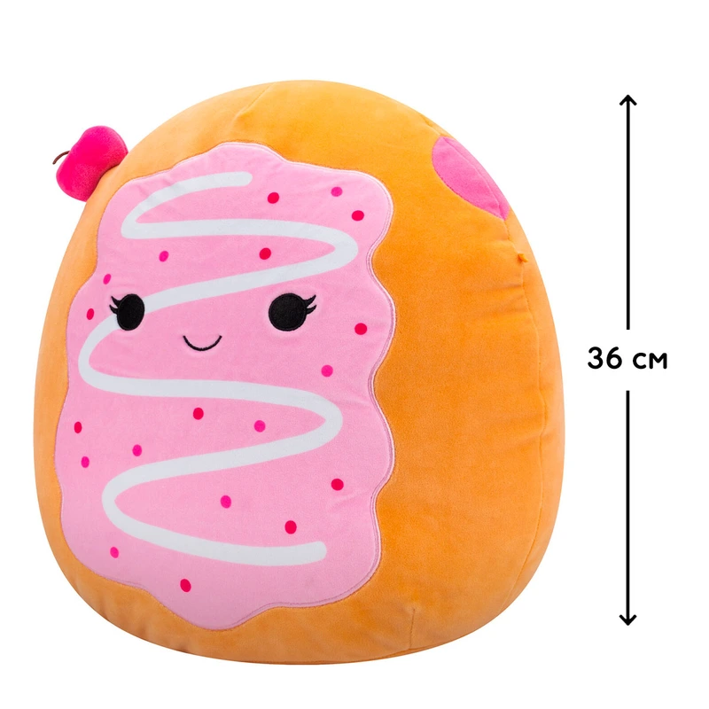 М'яка іграшка SQUISHMALLOWS – ВИШНЕВИЙ ПОНЧИК ПЕРЛ (36 cm)