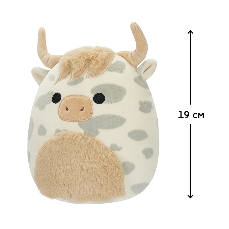 М'яка іграшка SQUISHMALLOWS – КОРІВКА БОРСА (19 cm)