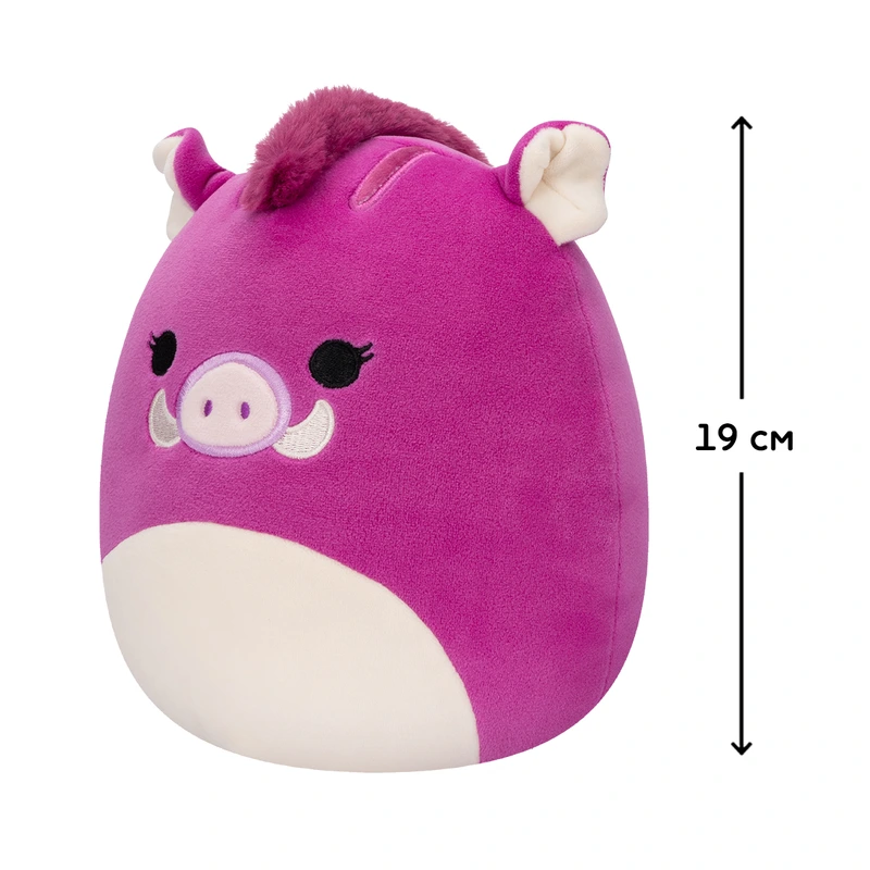 М'яка іграшка SQUISHMALLOWS – КАБАНЧИК ДЖЕННА (19 cm)