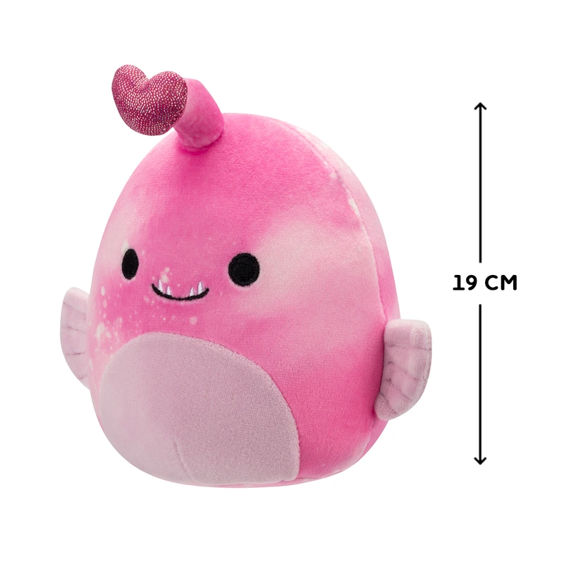 М'яка іграшка SQUISHMALLOWS – РИБА-ВУДИЛЬНИК СІ (19 cm)