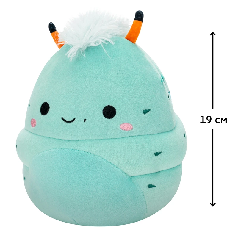 М'яка іграшка SQUISHMALLOWS – РОГАТА ГУСЕНИЦЯ ОЛЬТІ (19 см)