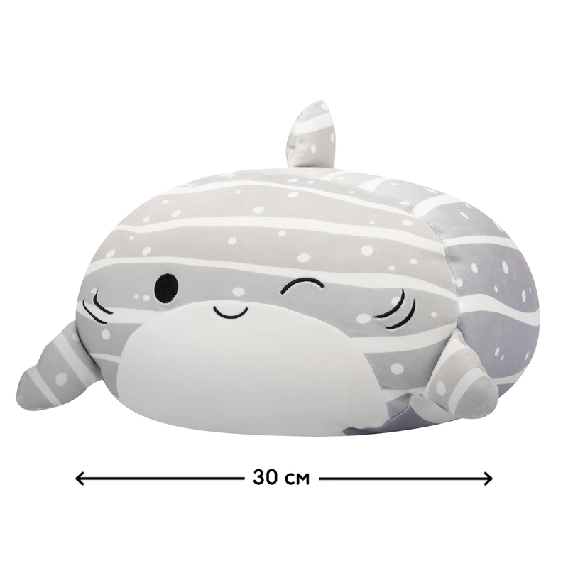 М'яка іграшка SQUISHMALLOWS – КИТОВА АКУЛА САЧІ (30 cm)