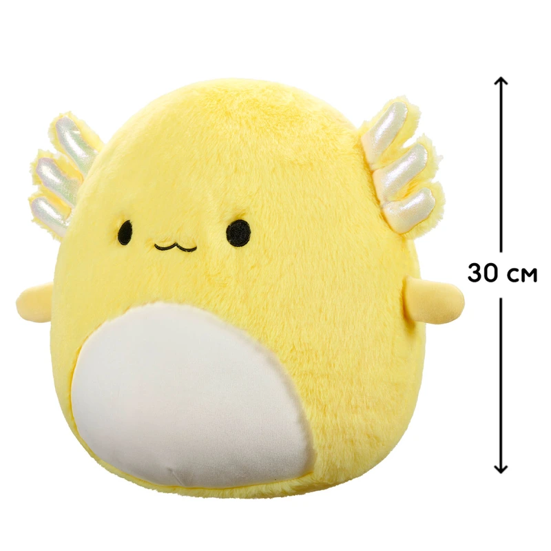 М'яка іграшка SQUISHMALLOWS - АКСОЛОТЛЬ ТРЕЙТОН (30 cm)