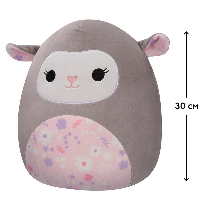 М'яка іграшка SQUISHMALLOWS - СІРЕ ЯГНЯ (30 cm)
