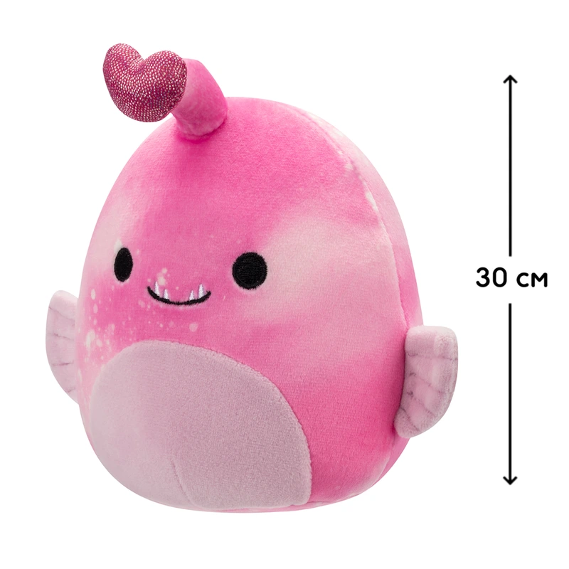 М'яка іграшка SQUISHMALLOWS – РИБА-ВУДИЛЬНИК СІ (30 cm)