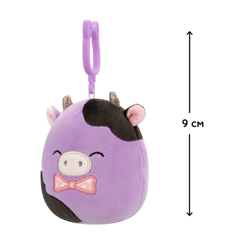 М'яка іграшка на кліпсі SQUISHMALLOWS – КОРІВКА ОЛЕКСІ (9 cm)