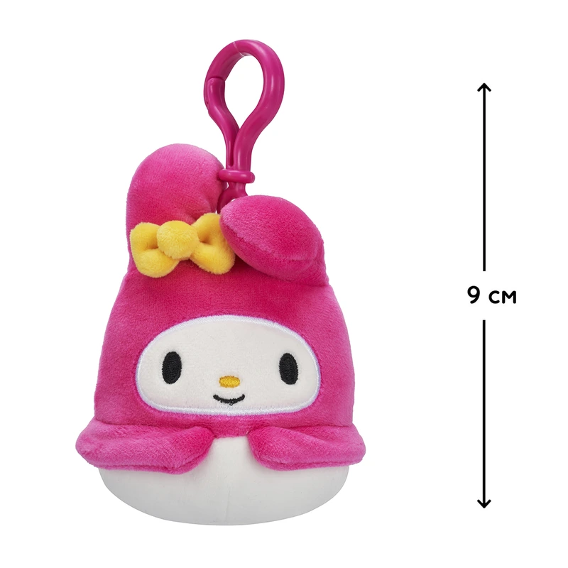 М'яка іграшка на кліпсі SQUISHMALLOWS серії "Хелоу Кітті" - МОЯ МЕЛОДІ (9 cm)
