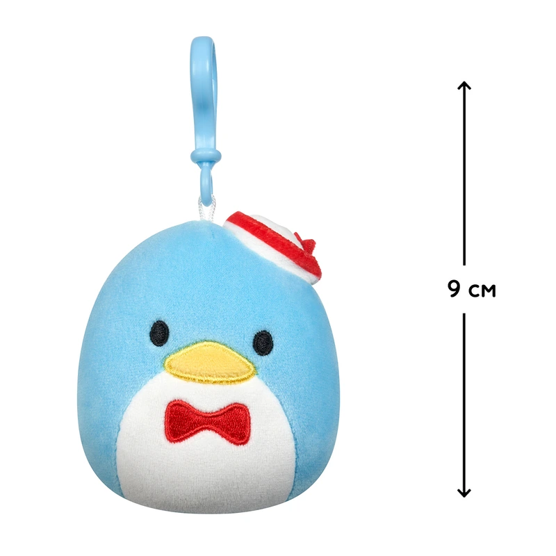 М'яка іграшка на кліпсі SQUISHMALLOWS серії "Хелоу Кітті"- ТАКСЕДО СЕМ (9 cm)