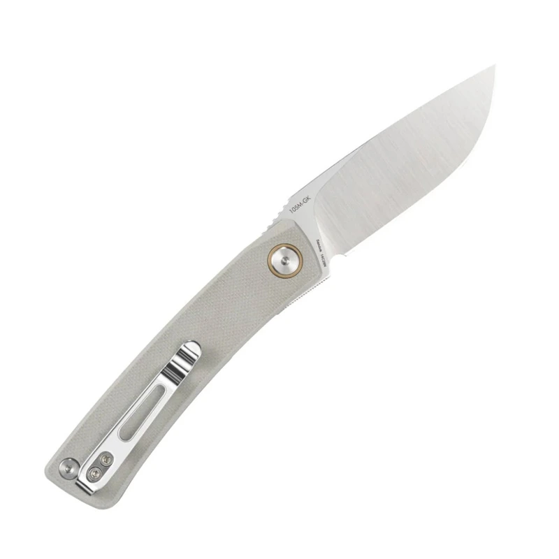 Ніж складаний кишеньковий SRM Air 105M-GK (7.5 см) 14C28N / G10 білий