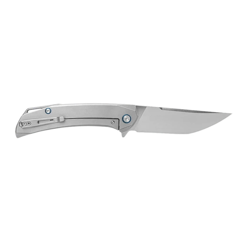 Ніж складаний туристичний SRM Asika, (9.9 см) 154CM / Titanium сірий