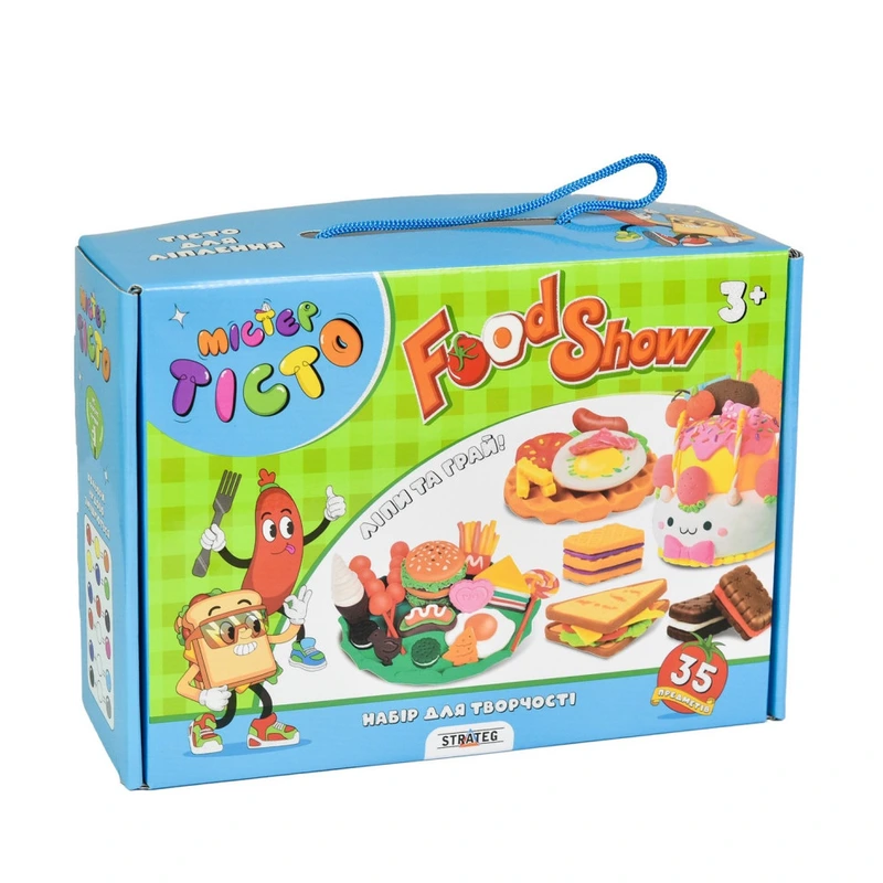 Дитячий набір для творчості "Містер тісто Food Show" 41018, 35 предметів