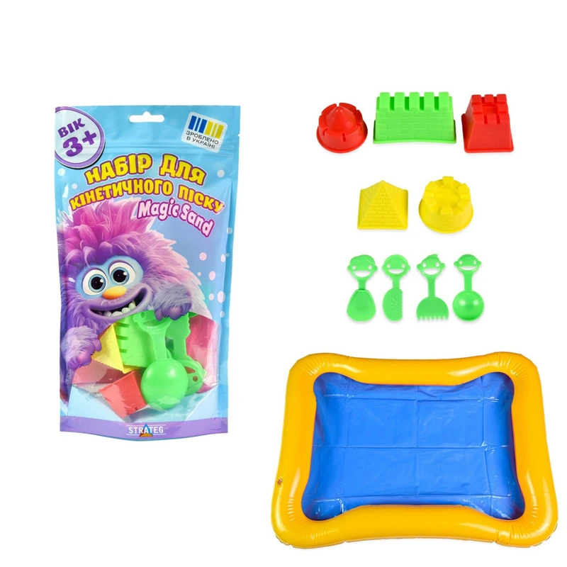 Набір для кінетичного піску "Magic Sand" 30881 формочки для піску