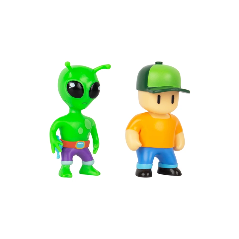 Набір колекційних фігурок STUMBLE GUYS - МІСТЕР СТАМБЛ І ПРИБУЛЕЦЬ (2 фігурки, 6 cm)