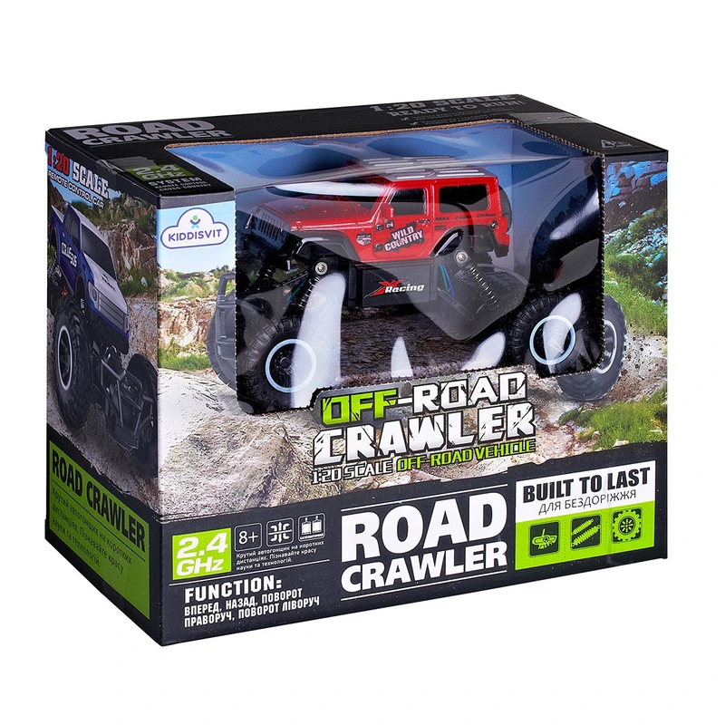 Автомобіль OFF-ROAD CRAWLER з р/к - WILD COUNTRY (червоний, акум. 3,6V, 1:20)