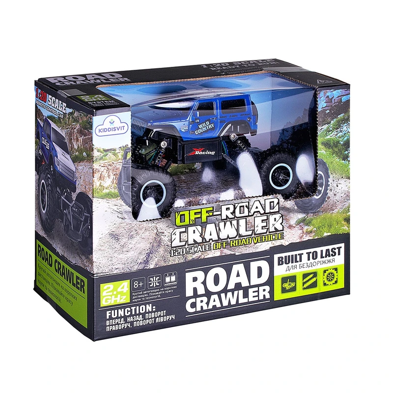 Автомобіль OFF-ROAD CRAWLER з р/к - WILD COUNTRY (синій, акум. 3,6V, 1:20)
