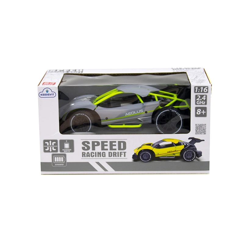 Автомобіль SPEED RACING DRIFT з р/к - AEOLUS (сірий, акум.3,7V, 1:16)