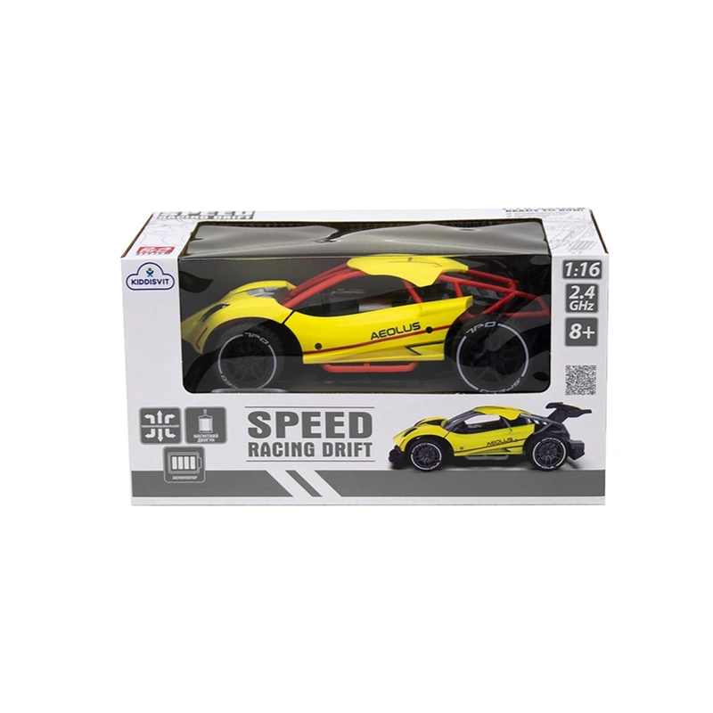 Автомобіль SPEED RACING DRIFT з р/к - AEOLUS (жовтий, акум.3,7V, 1:16)