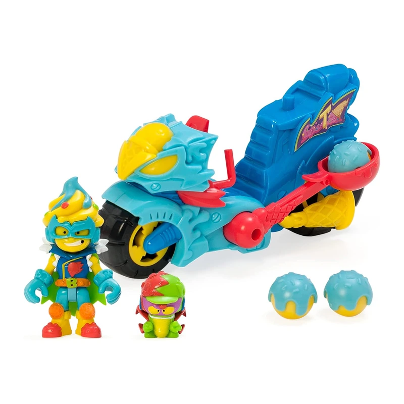 Ігровий набір SUPERTHINGS S – ТУРБО АЙС (мотоцикл, казум-кід, фігурка)