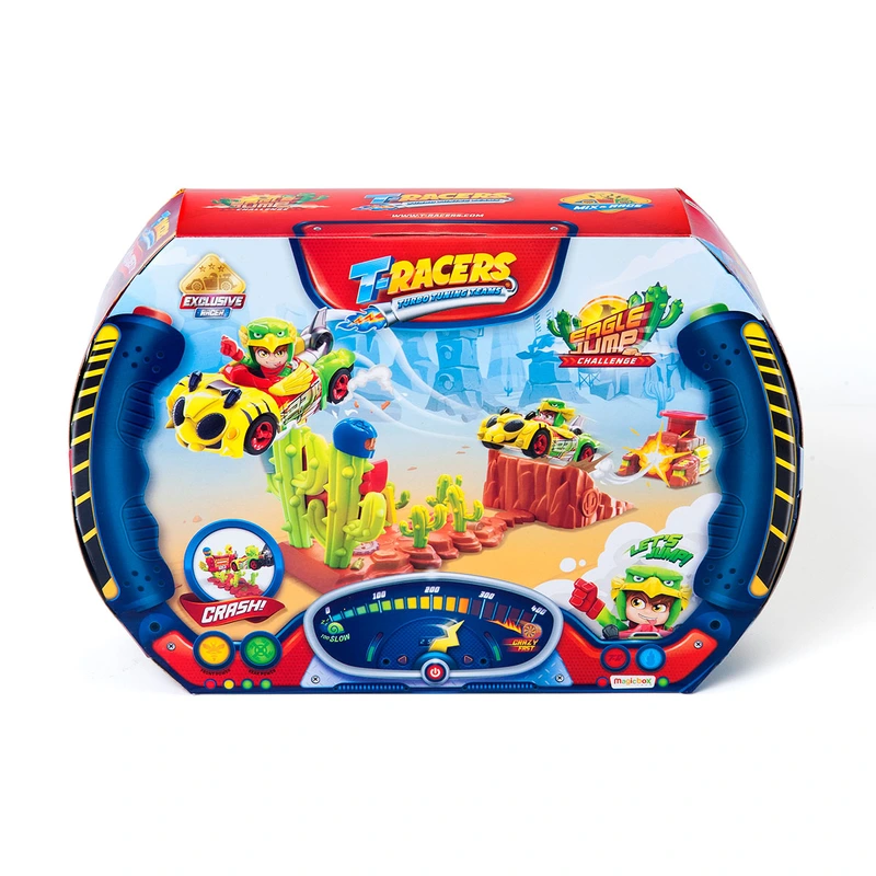 Ігровий набір T-RACERS - СТРИБОК ОРЛА (машинка-конструктор, гонщик, аксес.)