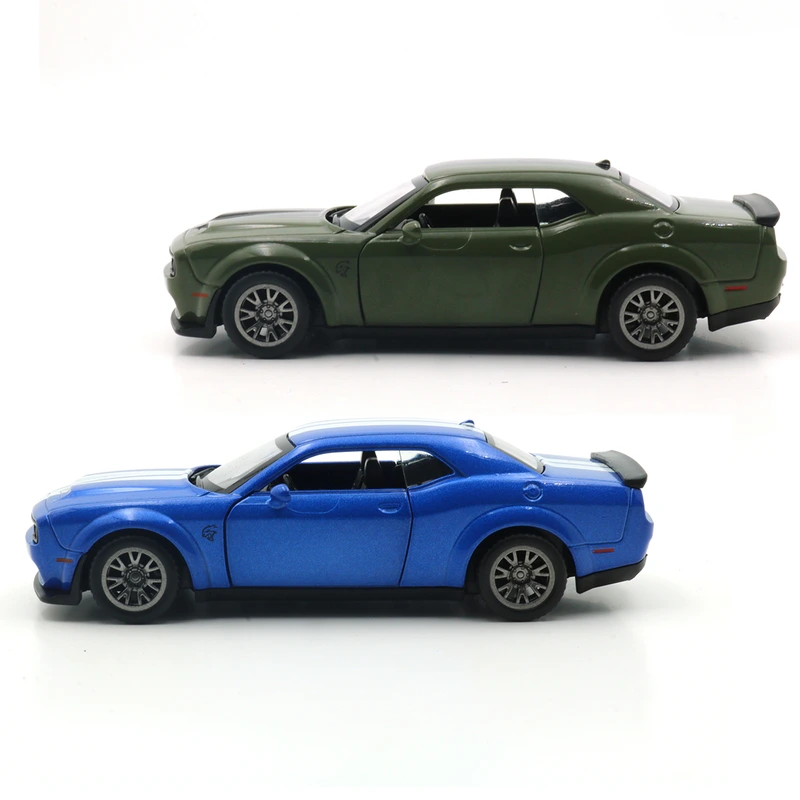 Автомодель - DODGE CHALLENGER SRT JAILBREAK 2022 (синій, зелений)