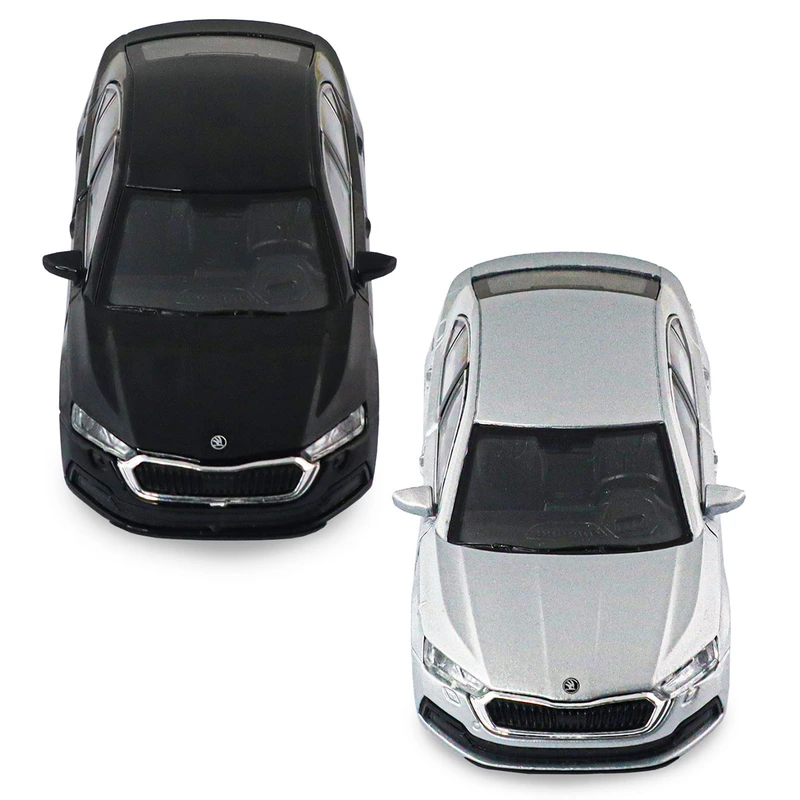 Автомодель - SKODA OCTAVIA (чорний, сріблястий) — фото 14