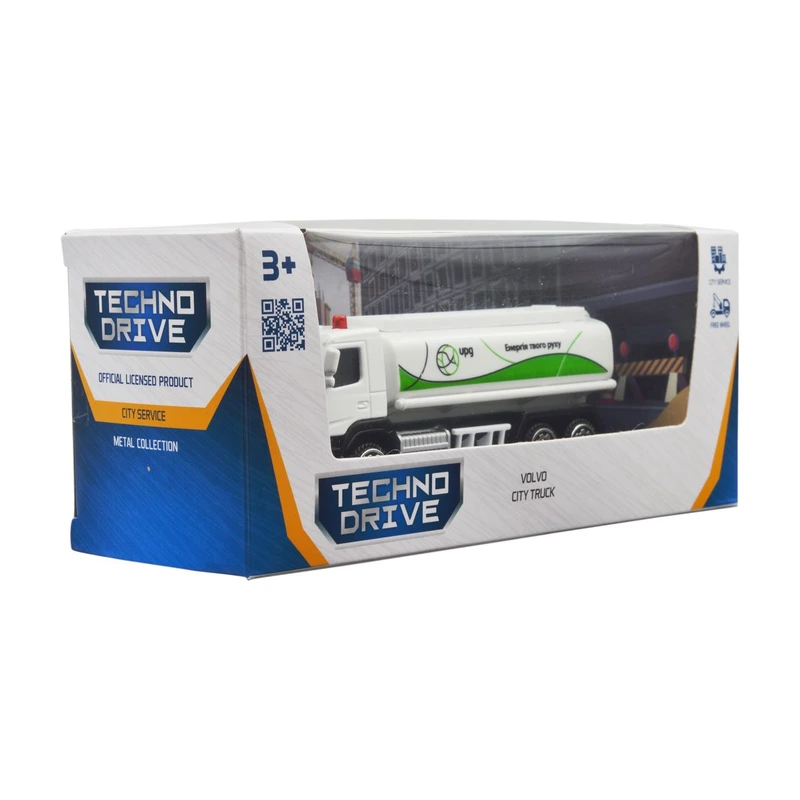 Автомодель ігрова VOLVO ГАЗОВОЗ UPG TechnoDrive 250301, 11 см