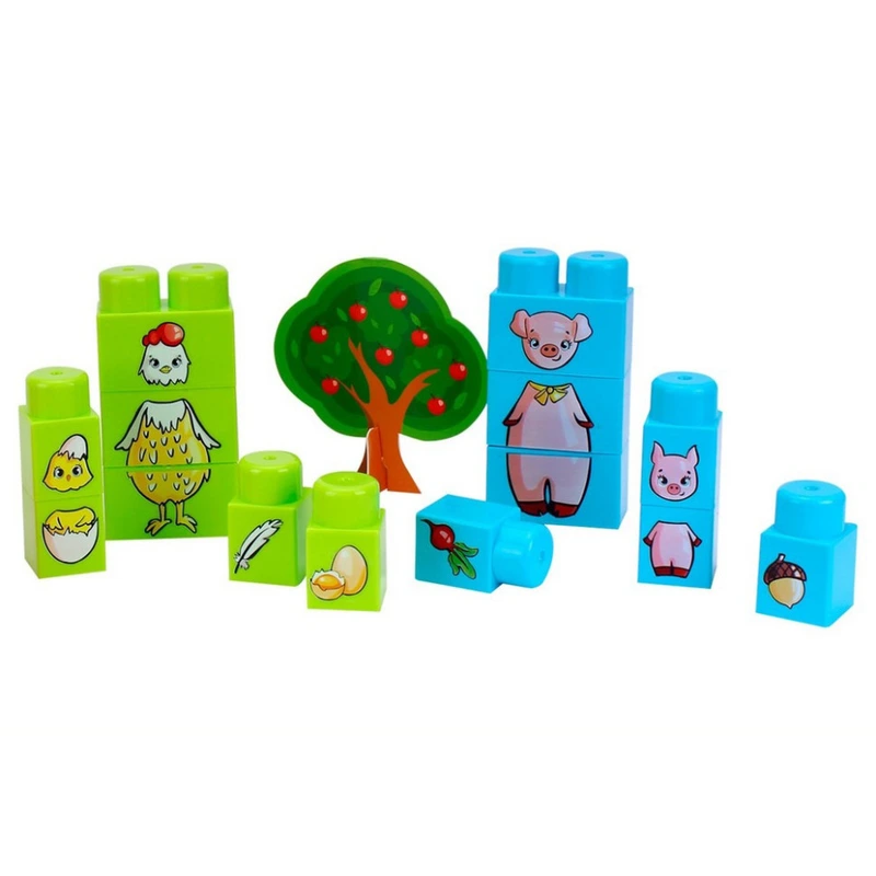 Дитячий Конструктор "Тварини" 6849TXK 35 елементів